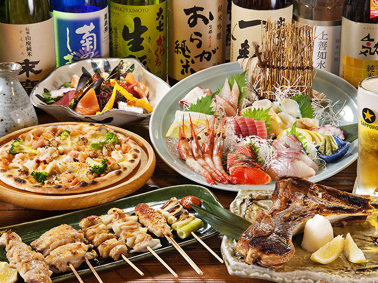 県内外の地酒と旨い肴で楽しい夏の宴会を!