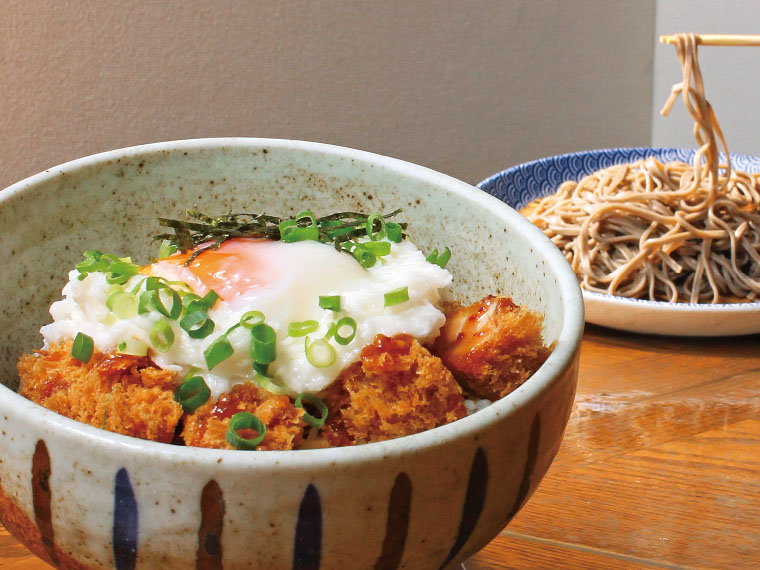 「カツ亭のそば定食」(1,480円)
