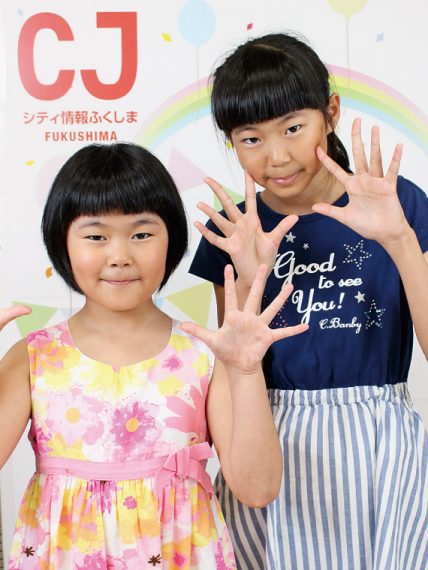 恵琉萌ちゃん「将来の夢はディズニーランドのキャスト」／典花ちゃん「将来の夢は小学校の先生」