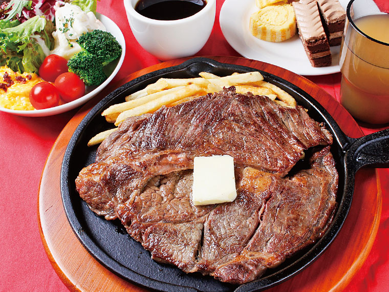 がっつりランチ1,000円〈がっつりステーキ・ビュッフェ(写真は一例)・ドリンクバー〉【提供時間11:30~14:00(13:30ラストオーダー)※月~金曜日のみ】