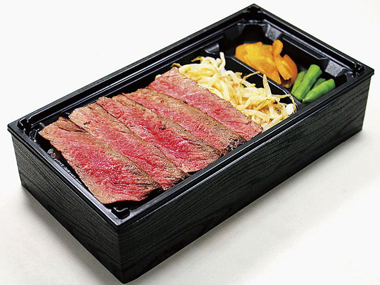 山形・やまと牛肉店の「米沢牛ステーキ弁当」2,160円