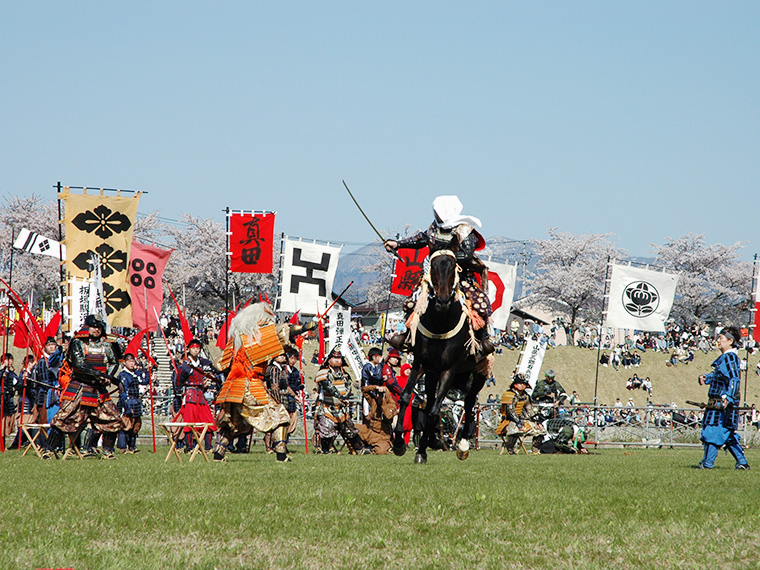 「川中島合戦」の様子