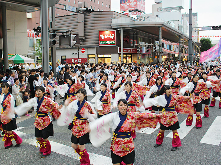 2017年の踊り流し(大賞:開成舞彩)