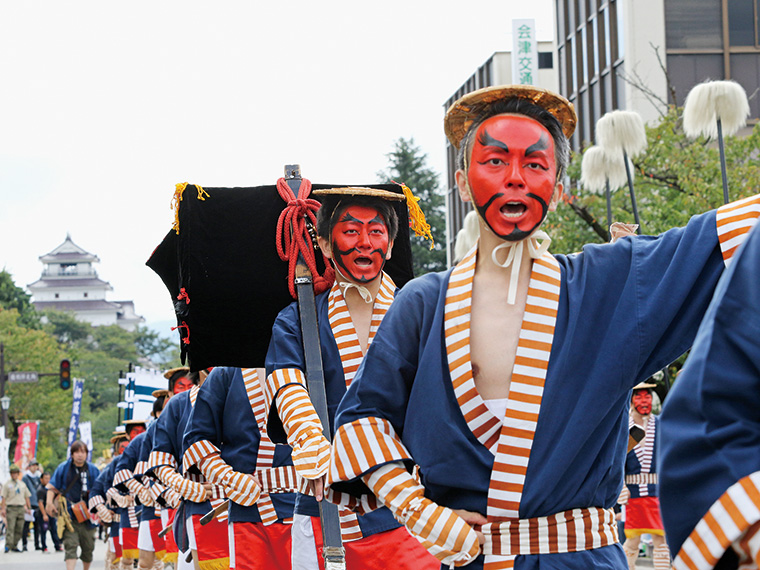 昨年の「会津藩公行列」の様子