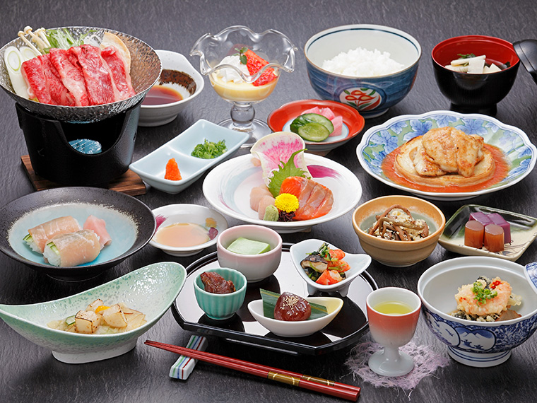四季折々の食材を使った料理