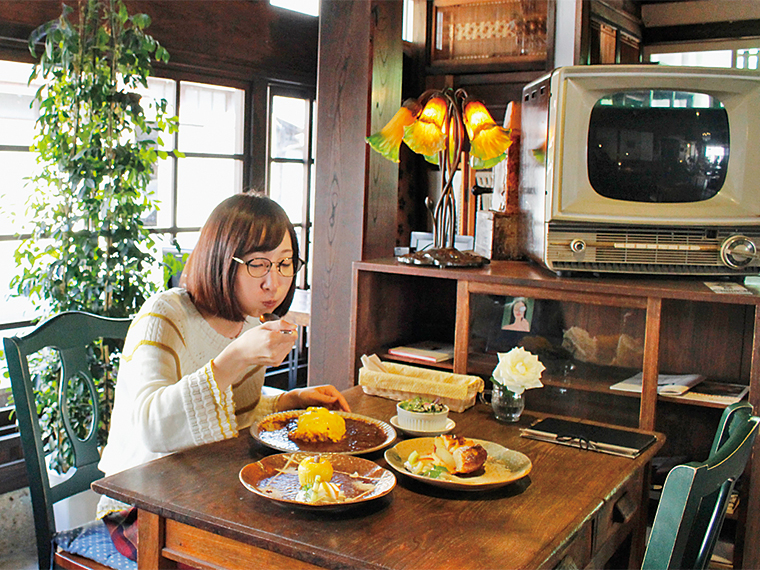 卵がふわとろでおいしい…落ち着く店内でついつい長居してしまいそう