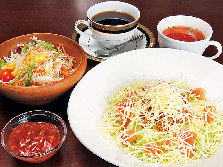 タコライス1,080円〈タコライス・サルサソース・ミニサラダ・スープ・ドリンク〉【提供時間11:00〜14:00】