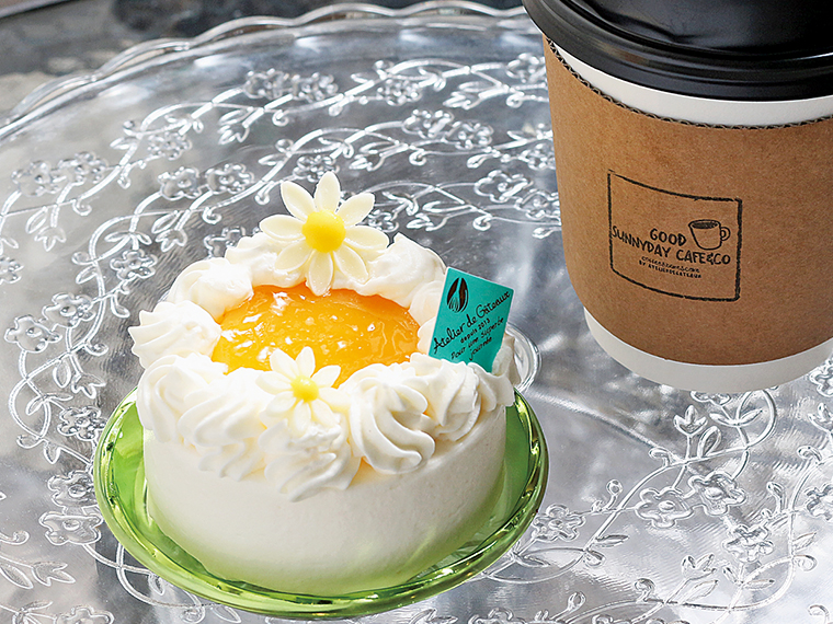 37【Atelier de Gateaux(アトリエ・ド・ガトー)】選べるケーキとコーヒーのセット(通常700円~800円)