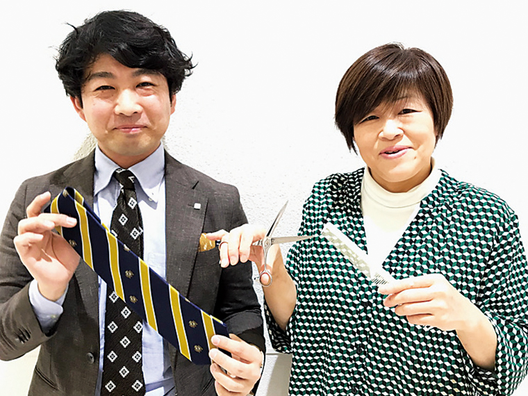 ヘアは『エスパル福島』5F「オーフェス」が手掛ける。プロの力で見違えるお父さんに大変身!