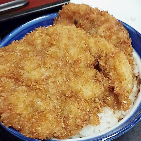 以前いただいたソースカツ丼