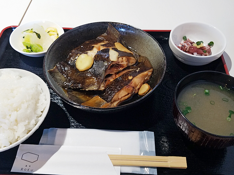 前回いただいた煮魚定食