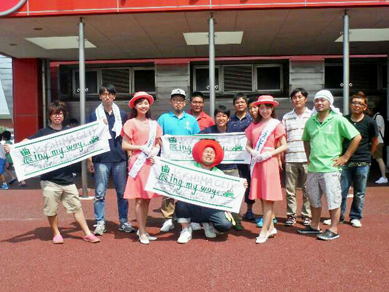 主催は福島県内外で直売イベントなどを行っている「福島市農業後継者連絡協議会」