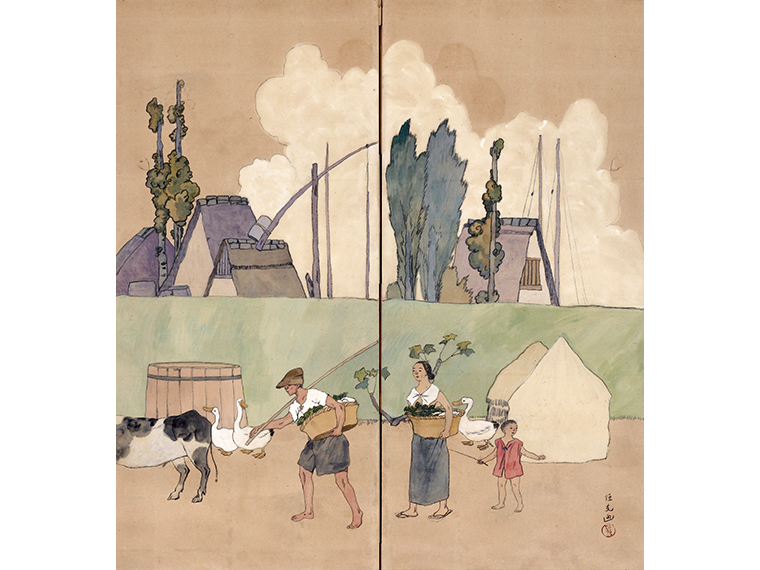 《初夏風景》1911-13年頃 個人蔵