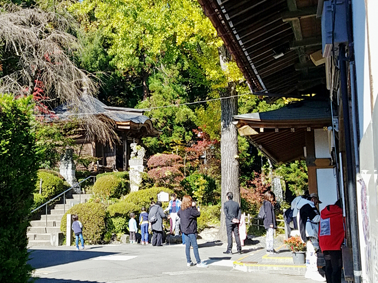 七五三のご祈祷の賑わいも良い雰囲気