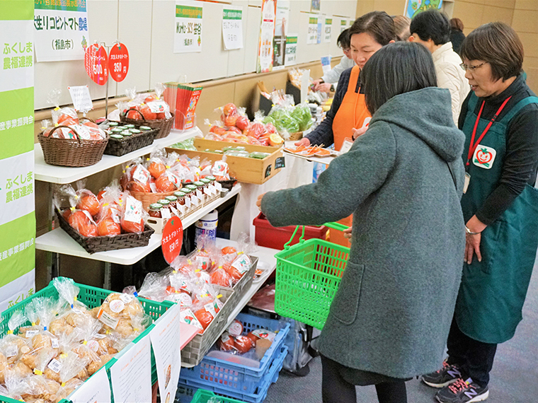 農業と福祉の連携によって作られた商品も多数販売