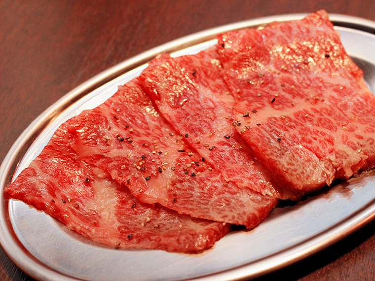 「上カルビ」(750円)