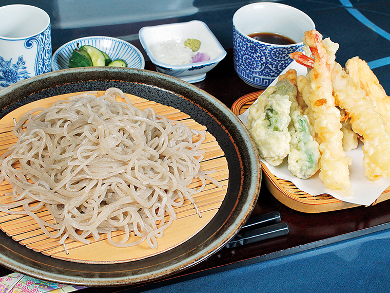 「エビ・野菜天ぷらセット」(1,350円)