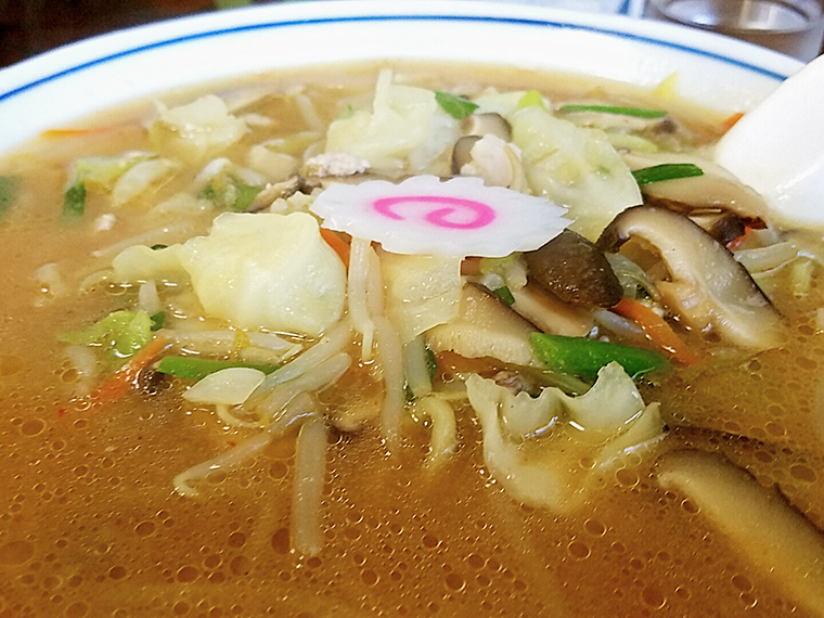 前回いただいた「しいたけ味噌ラーメン」(710円)