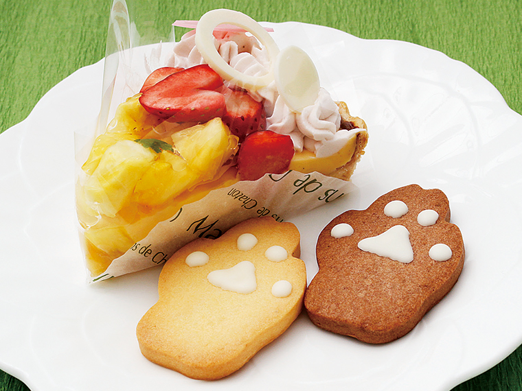 3【Mains de Chaton(マン・ドゥ・シャトン)】春のタルトセット(通常720円)