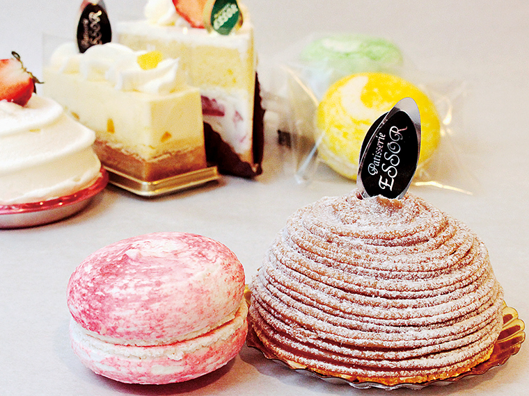 1【パティスリー エソール】本日のケーキ&マカロンの2品セット(通常702円~)