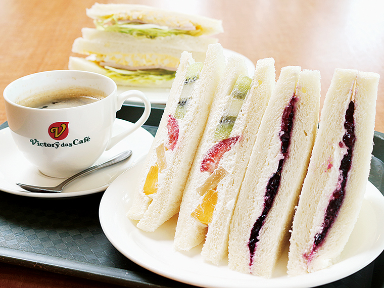 28【サンドイッチ工房 ビクトリーカフェ 福島西店】選べるサンドイッチとコーヒーのセット(通常738円)