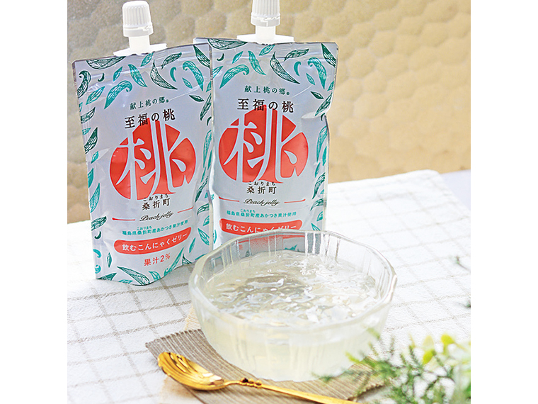 「至福の桃飲むこんにゃくゼリー」(1個150円)