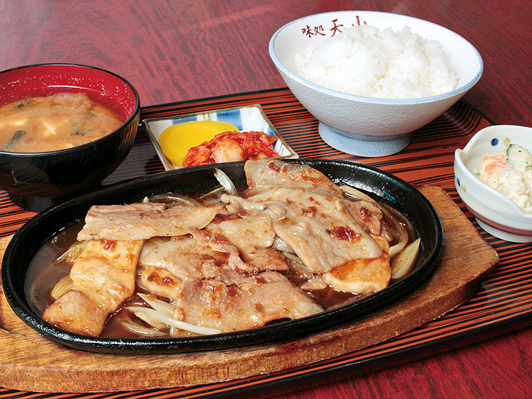 【味処 天山】焼肉弁当、ソースカツ弁当など