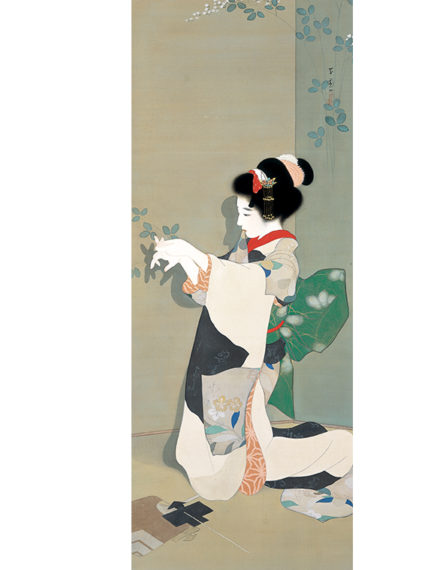 島 成園「影絵之図」大正8(1919)年頃