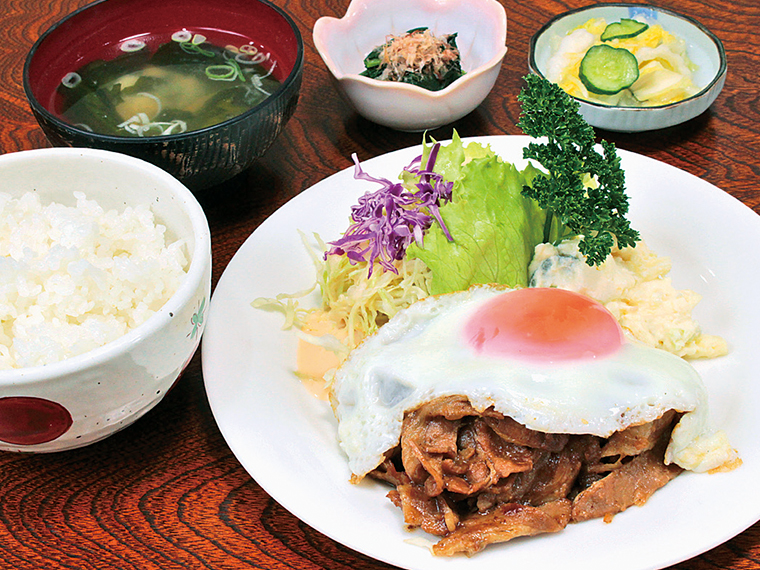 「バラ肉の焼肉定食」(770円)