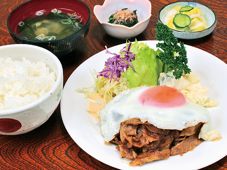 「バラ肉の焼肉定食」（770円）