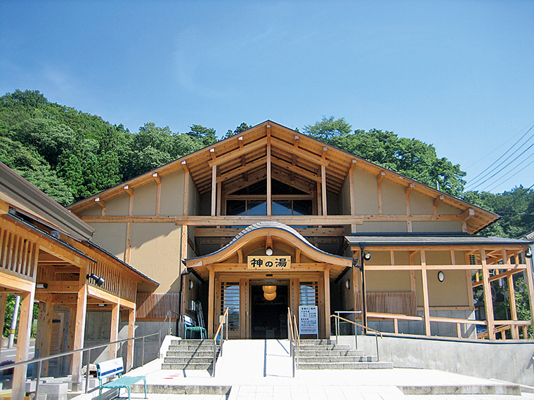 遠刈田温泉街に2ヵ所ある共同浴場の一つ『神の湯』