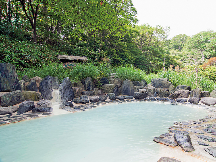 近くにある山の名をとった「鬼面の湯」