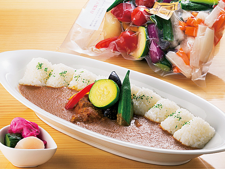 「あつかし山防塁カレー」(800円)