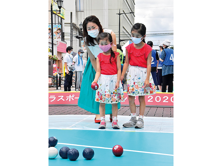 2020年8月のキックオフイベントではボッチャ体験が行われた。11月3日(祝)にも交流イベントを開催予定。お楽しみに!