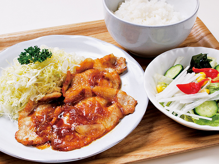 「生姜焼肉」(700円)