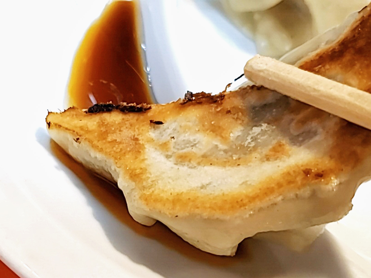 餃子のバックショットがこれまた美しい!