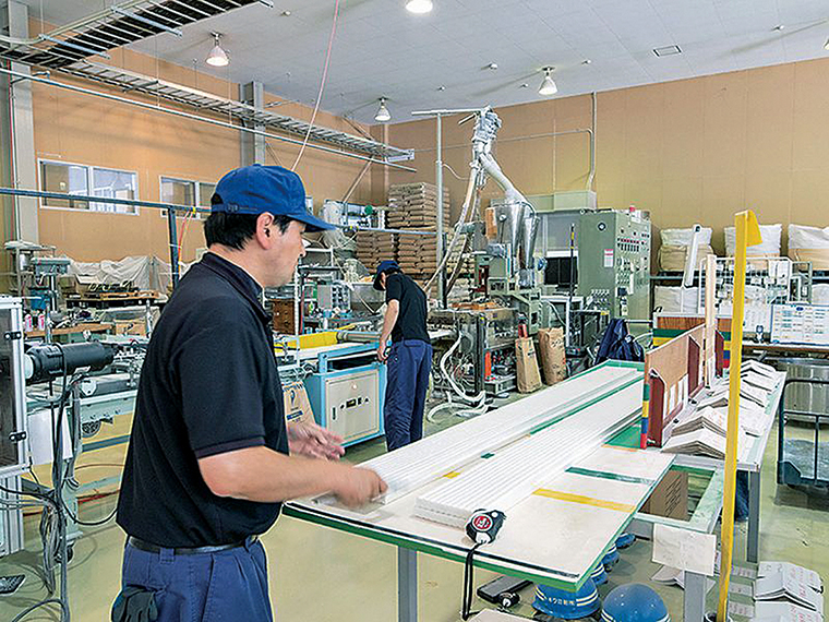 独自の技術を生かした「ワンダーエコシリーズ」など、安心・安全なものづくりを展開する