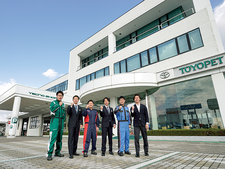 若さと元気がみなぎる「福島トヨペット」「ネッツトヨタノヴェルふくしま」「ダイハツ福島」のスタッフたち