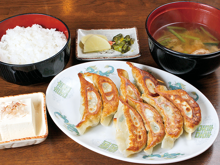 「ギョーザ定食」（770円）※月曜日は「ギョーザデー」として670円で提供