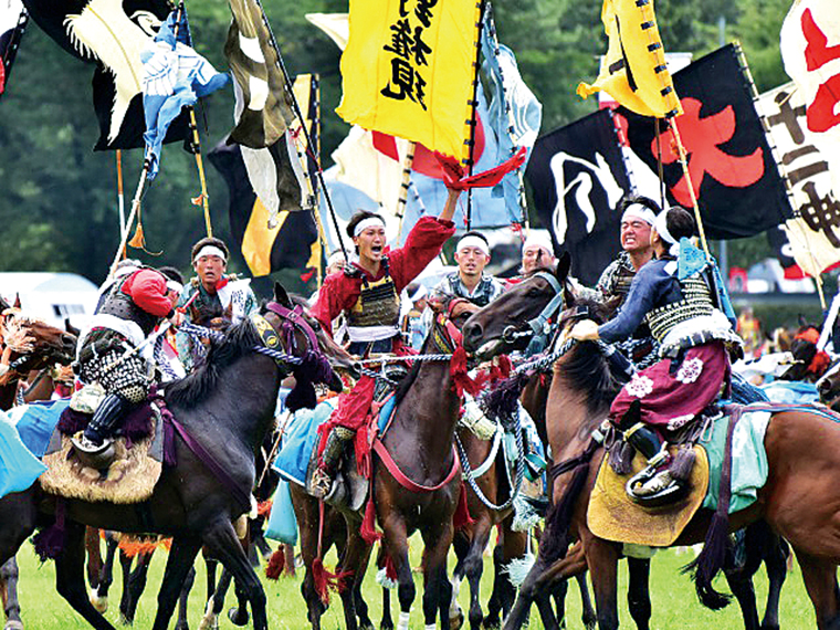 2021年の「相馬野馬追」は、7月24日（土）～26日（月）開催予定（無観客実施）。［写真提供／一般社団法人南相馬観光協会］