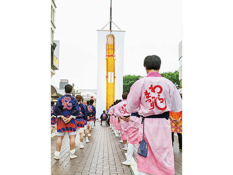 厳かに行われた2020年の神事(画像提供:福島わらじまつり実行委員会)
