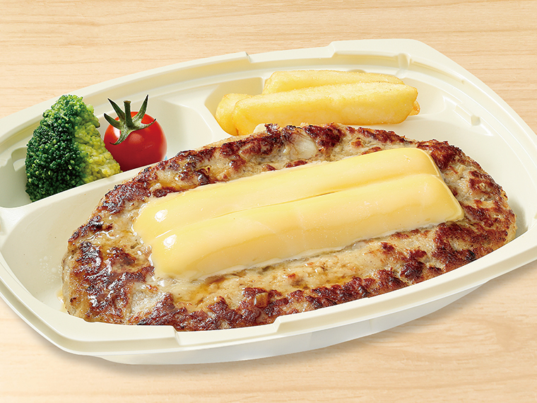 【人気No.1】「チーズハンバーグ」（150g・745円、200g・910円、300g・1,185円）※写真のハンバーグは300g