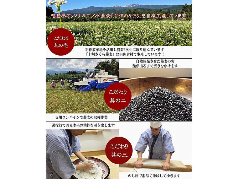 (5)【そば工房 十割さくら蕎麦】生蕎麦(8人前・冷蔵)&そばの実(500g)セット…2名様