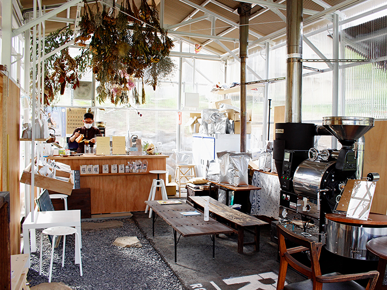 InstagramでのLive配信や、ハッシュタグキャンペーンも行う。写真は、福島市の「SEKIYA COFFEE&GOOD TIMES」