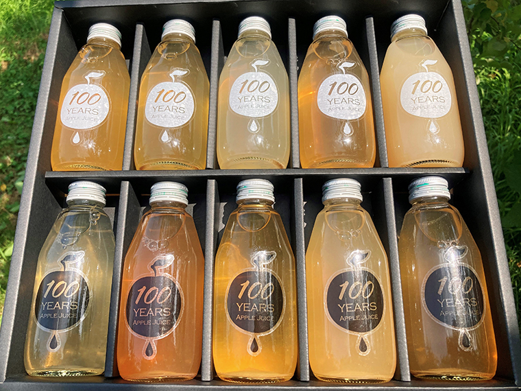 (6)【果樹園やまと】100YEARS APPLE JUICE 10本セット…1名様
