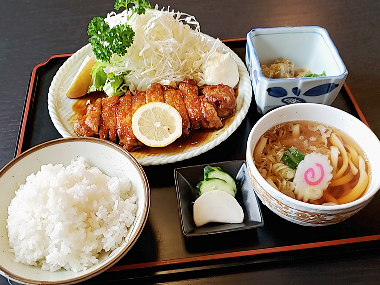 食べ応え十分！高確率でオーダーする、「つつみ定食」の焼肉（1,200円）