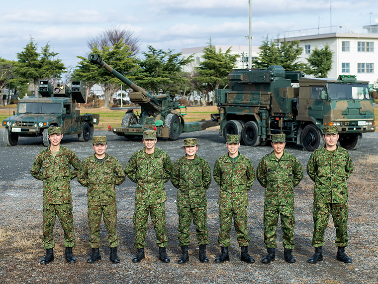 陸上自衛官の皆さん(郡山駐屯地)