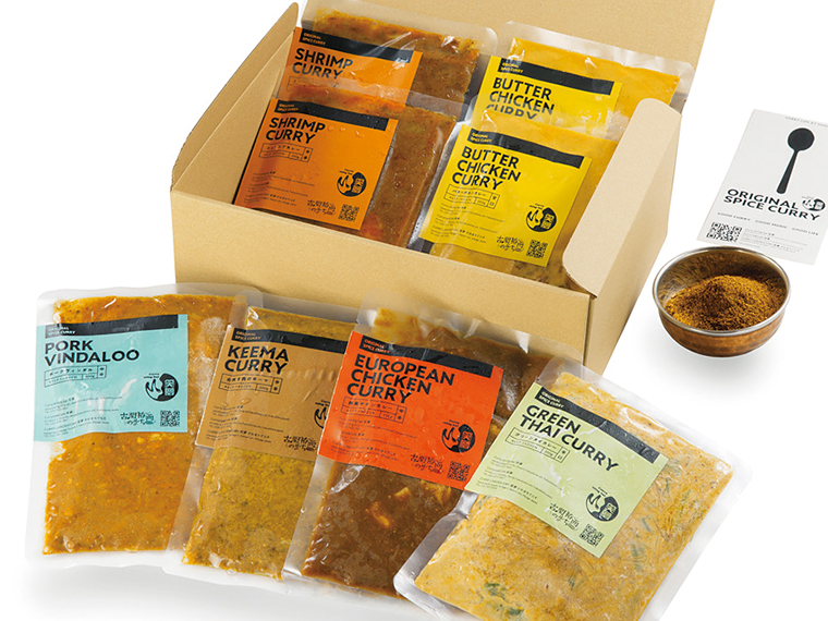 「笑夢カレーギフトセット」(7パック・5,000円)※材料費高騰のため2022年7月1日から7パックに変更になりました。どうぞご了承くださいますようお願いいたします