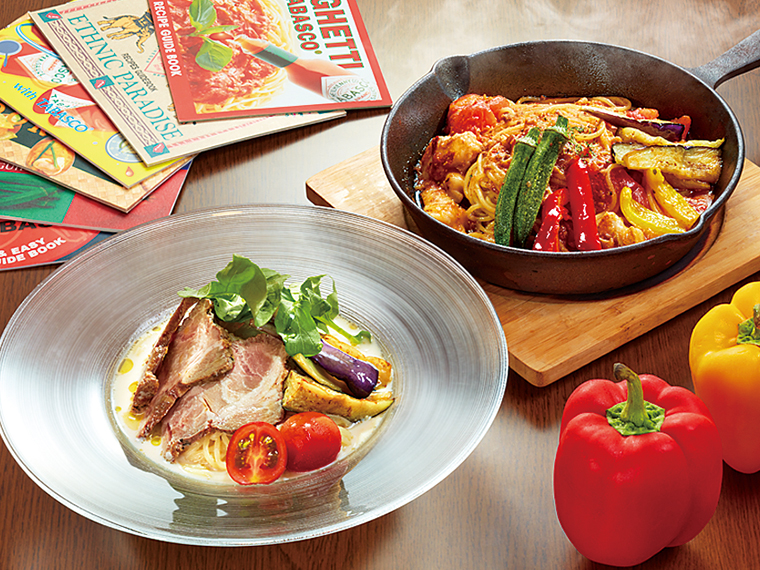 夏ならではの冷製&激辛パスタをご賞味あれ