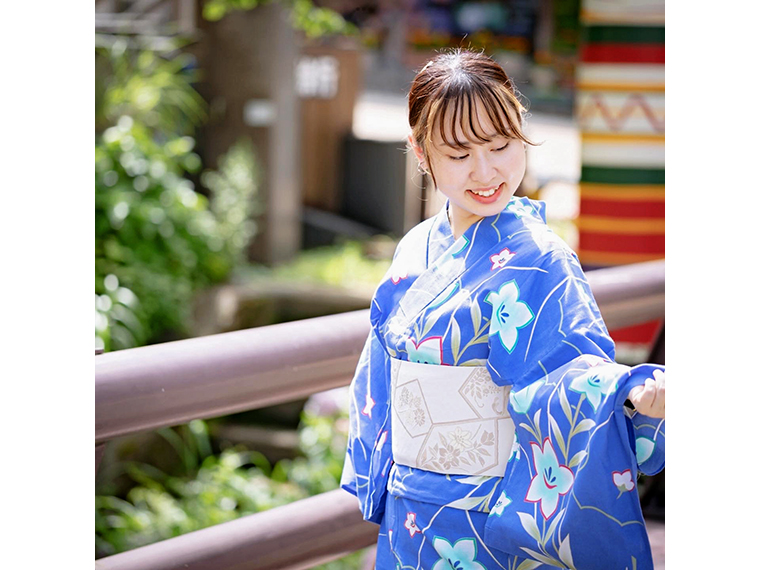 土湯温泉街を浴衣姿で涼やかに。夏の思い出を作ろう